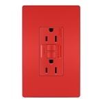 P&S 1597-RED RADIANT SELF TEST DUP GFCI 15A 1