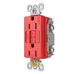 P&S 1597-RED RADIANT SELF TEST DUP GFCI 15A 1