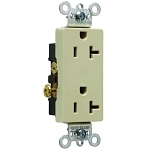 P&S 26342-I DECO DUP RECEP 20A 125V S-WIRE I