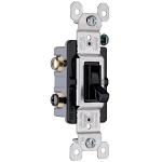 P&S 663-BKG SW 3W AC 15A 120V GRD TERMINAL BK