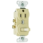 P&S 691-I COMBO 15A 1 SW 1P-120V 1RECP-125V I