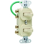 P&S 693-IG COMBO 2 SWITCHES 3W 15A 120/277V