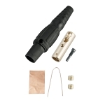 P&S PS20-FBBK 400A 600V FEMALE CAM PLG BK
