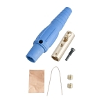 P&S PS20-FBBL 400A 600V FEMALE CAM PLUG BLUE