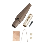 P&S PS20FB-BR 400A 600V FEMALE PLUG BROWN #2-2/0