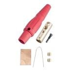 P&S PS20-FBR 400A 600V FEMAL CAM TYP PLUG RED