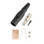 P&S PS40-MBBK 400A 600V MALE CAM PLUG BK