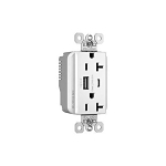 P&S PTTR20ACUSBW PLUGTAIL 20A HYBRID AC U