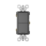 P&S RCD11BK RADIANT 2 SWITCH SP + SP BK