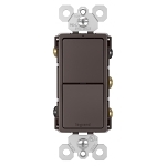 P&S RCD33 2 SWITCHSGL POLE/3W + SGL POLE/3W