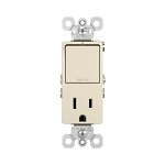 P&S RCD38TRLA RADIANT SP/3WAY SW+15A TR OUTLET