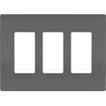 P&S RWP263BK RADIANT SCREWLESS WALLPLATE 3G B