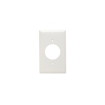 P&S SP720-W SMOOTH WALL PLATE 1G POWER OUTLET W