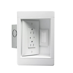 P&S TV-1WMTVSSWCC2 TV BOX METAL RECESS 1G TVSS