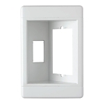 P&S TV1W-W RECESSED TV BOX 1G WH