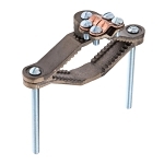 NSI G-15 GROUND CLAMP HD 2 1/2-4-IN W/ADPTR