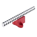 NSI GBA2-20 ALUMINUM ISO LATED GROUND BAR AL/CU 2 -14 AWG WIRE RANGE 20 C