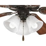 PROG P2600-20WB 3-9W LED  FAN LIGHT KIT