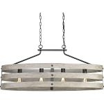 PROG P400097-143 4-75W MED ISLAND CHANDELIER
