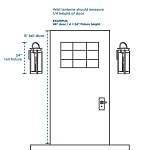 PROG P560125-020 1-100W  MED WALL LANTERN
