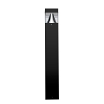 RAB B17SB  BOLLARD B17 2 4/19/14W 5/4/3K SQUARE BLK