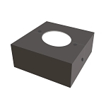RAB BASE-RT6  6-IN ROUND  TAPER POLE BASE COVER