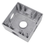 ABB B25D30G 2G WP BOX 5 HOLE 1 HUBS GRY