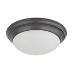 SATCO 60-3176 2 LIGHT 14-IN. FLUSH MOUNT TWIST