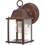 SATCO 60-637 1 LIGHT 9-IN. WALL LANTERN CUBE
