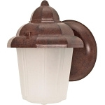 SATCO 60-640 1 LIGHT 9-IN. WALL LANTERN HOOD