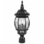 SATCO 60-899 CENTRAL PARK 3 LIGHT 21-IN. POST