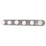 SATCO 60-302 6 LIGHT 36-IN. VANITY RACETRACK