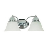 SATCO 60-337 EMPIRE 2 LIGHT 15-IN. VANITY WITH