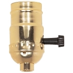 SATCO 80-1002 3-WAY (2 CIRCUIT) TURN KNOB SOCKE