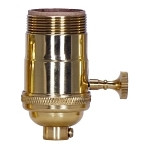 SATCO 80-1048 3 WAY (2 CIRCUIT) TURN KNOB SOCKE