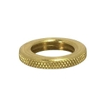 SATCO 90-003 BRASS ROUND KNURLED LOCKNUT 9/