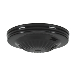 SATCO 90-1677 RIBBED CANOPY CANOPY ONLY BLACK