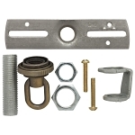 SATCO 90-193 RIBBED CANOPY KIT ANTIQUE BRASS