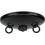 SATCO 90-195 BATH SWAG CANOPY KIT BLACK FINISH