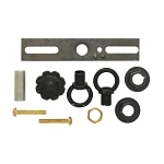 SATCO 90-195 BATH SWAG CANOPY KIT BLACK FINISH