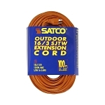 SATCO 93-5007 100 FOOT ORANGE HEAVY DUTY OUTDOO