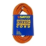 SATCO 93-5008 25 FOOT ORANGE HEAVY DUTY OUTDOO