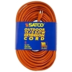 SATCO 93-5019 100 FOOT ORANGE HEAVY DUTY OUTDOO