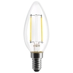 SATCO S12116 4.5 WATT B11 LED CLEAR 350 LUMENS