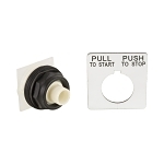SQD 9001SKR9 HEAD PB PLASTIC NO MUSHR 30MM PU
