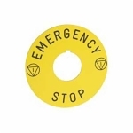 SQD 9001KN9330 PB PLASTIC PLATE MARK EMERG