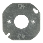 S/C 5401 LR STL OCT BX CVR 4-IN DIA SGL RCPT