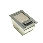 S/C AFM 2 GRY 2-COMPART AFM 75CU STL W/ BGE GRY