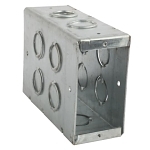 S/C CBTW 6 THRUWALL BOX  FOR BLOCK 38CU GALVSTL