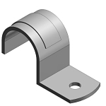 ABB HS102-SS 3/4 RIGID 1 HOLE STAINLESS STRAP